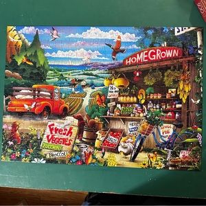 500 piece Fun Roadside country puzzle